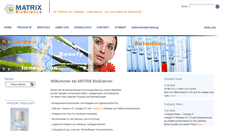 Desktop Screenshot of matrixbioscience.com